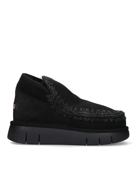 SNEAKERS SLIP-ON CON BORDO INTRECCIATO DONNA NERO