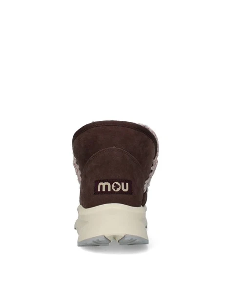 SNEAKERS SLIP-ON CON BORDO INTRECCIATO DONNA MARRONE