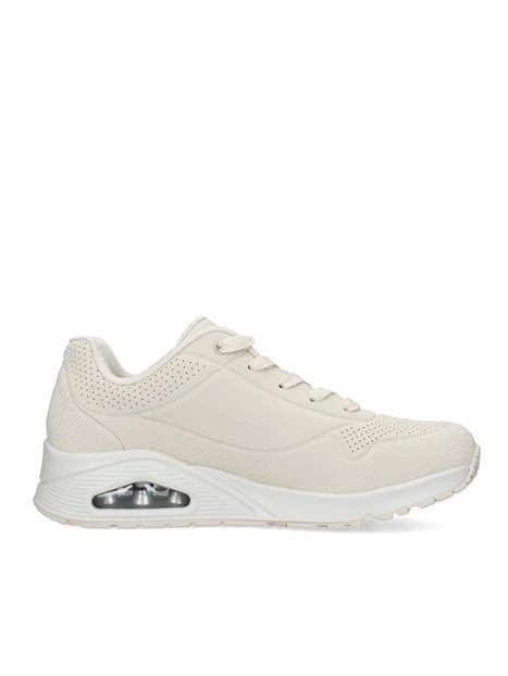 SNEAKERS BASSE CON INSERTO AMMORTIZZATO DONNA BIANCO